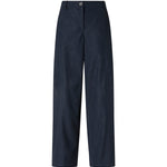 Pantaloni straight effetto pelle nabuk 107710 A3MDG56 PINKO 