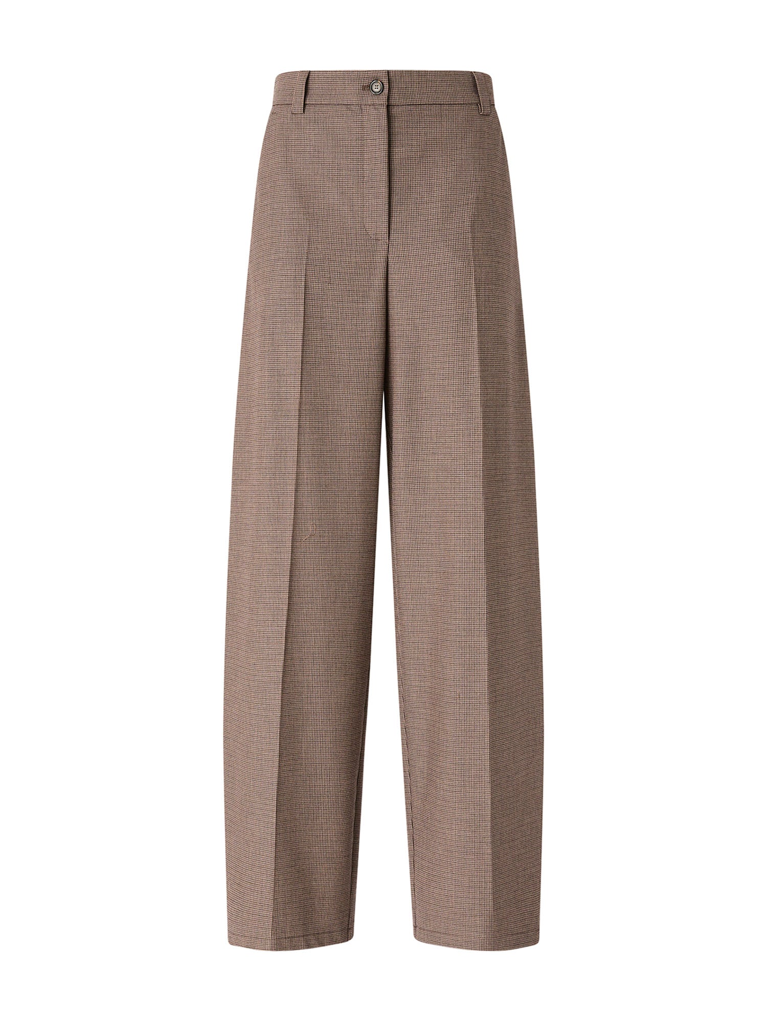 Pantaloni con motivo micro pied-de-poule 107712 A3MQCY4 PINKO 