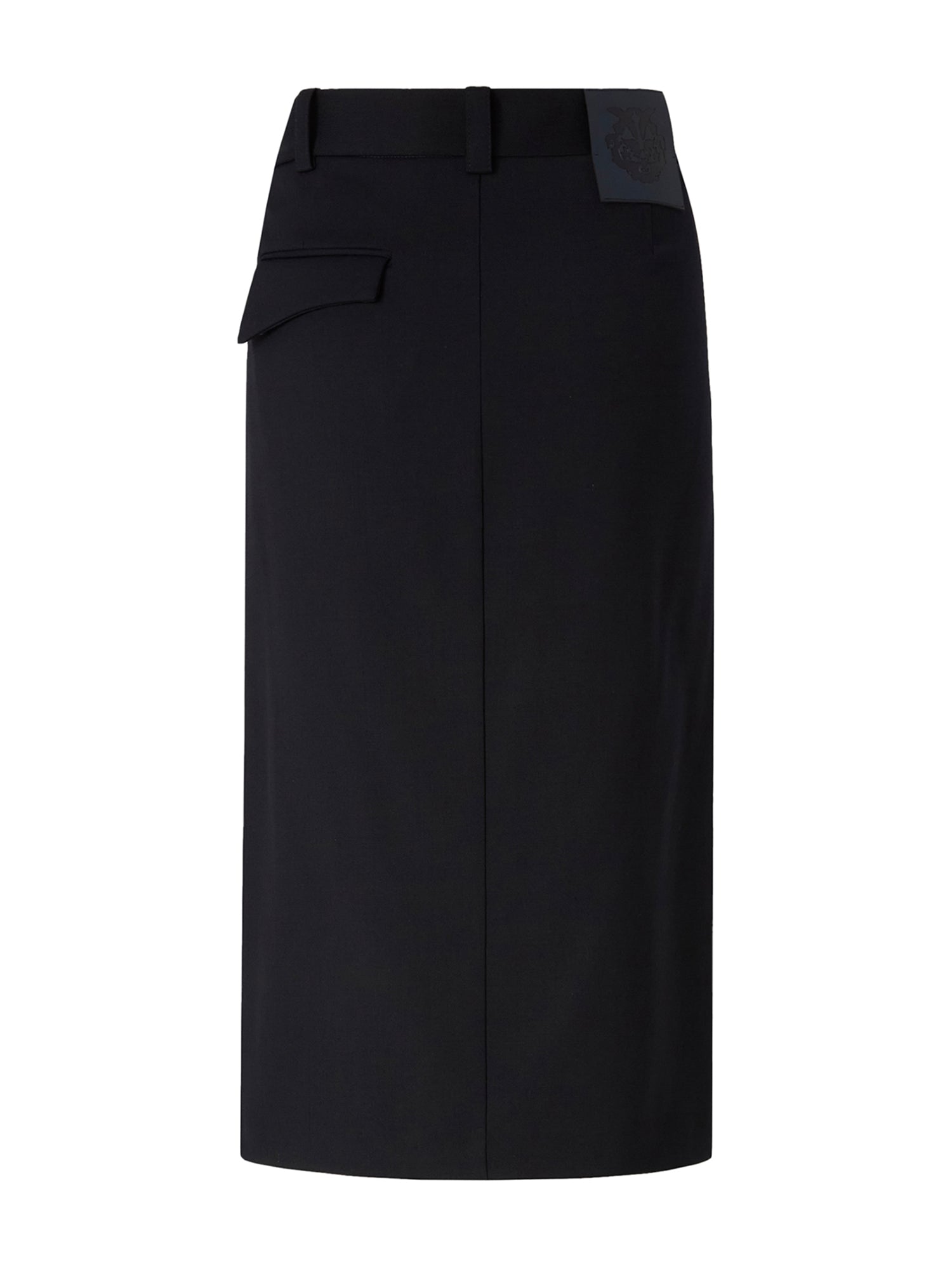 Gonna longuette in misto lana 107713 A3MSG03 PINKO 
