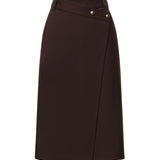 Gonna longuette in misto lana 107713 A3MSM04 PINKO 