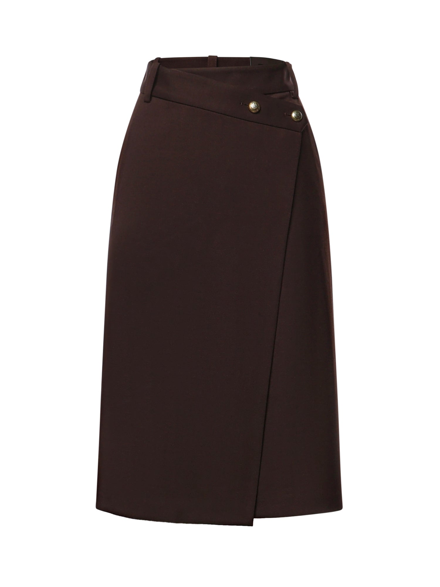 Gonna longuette in misto lana 107713 A3MSM04 PINKO 