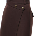 Gonna longuette in misto lana 107713 A3MSM04 PINKO 