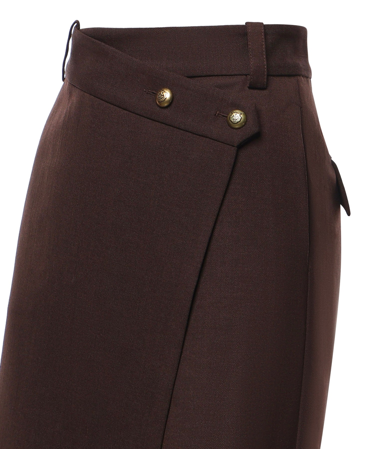 Gonna longuette in misto lana 107713 A3MSM04 PINKO 