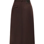 Gonna longuette in misto lana 107713 A3MSM04 PINKO 