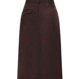 Gonna longuette in misto lana 107713 A3MSM04 PINKO 