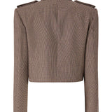 Giacca cropped con alamari 107715 A3MQCY4 PINKO 
