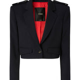 Giacca cropped con alamari<BR/> 107715 A3MSG03 PINKO 