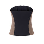 Top bustier con zip 107717 A3MQCY4 PINKO 
