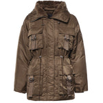Piumino in nylon 107723 A2OIL67 PINKO 