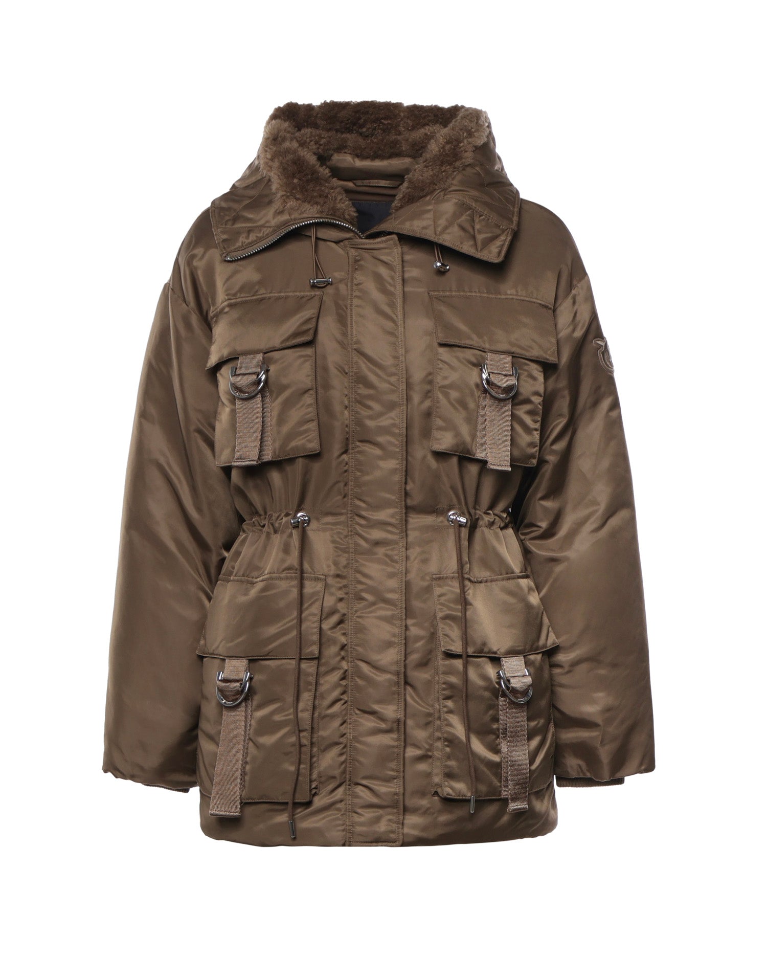 Piumino in nylon 107723 A2OIL67 PINKO 