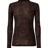 Dolcevita con stampa camouflage floreale 107735 A3MTSD3 PINKO 