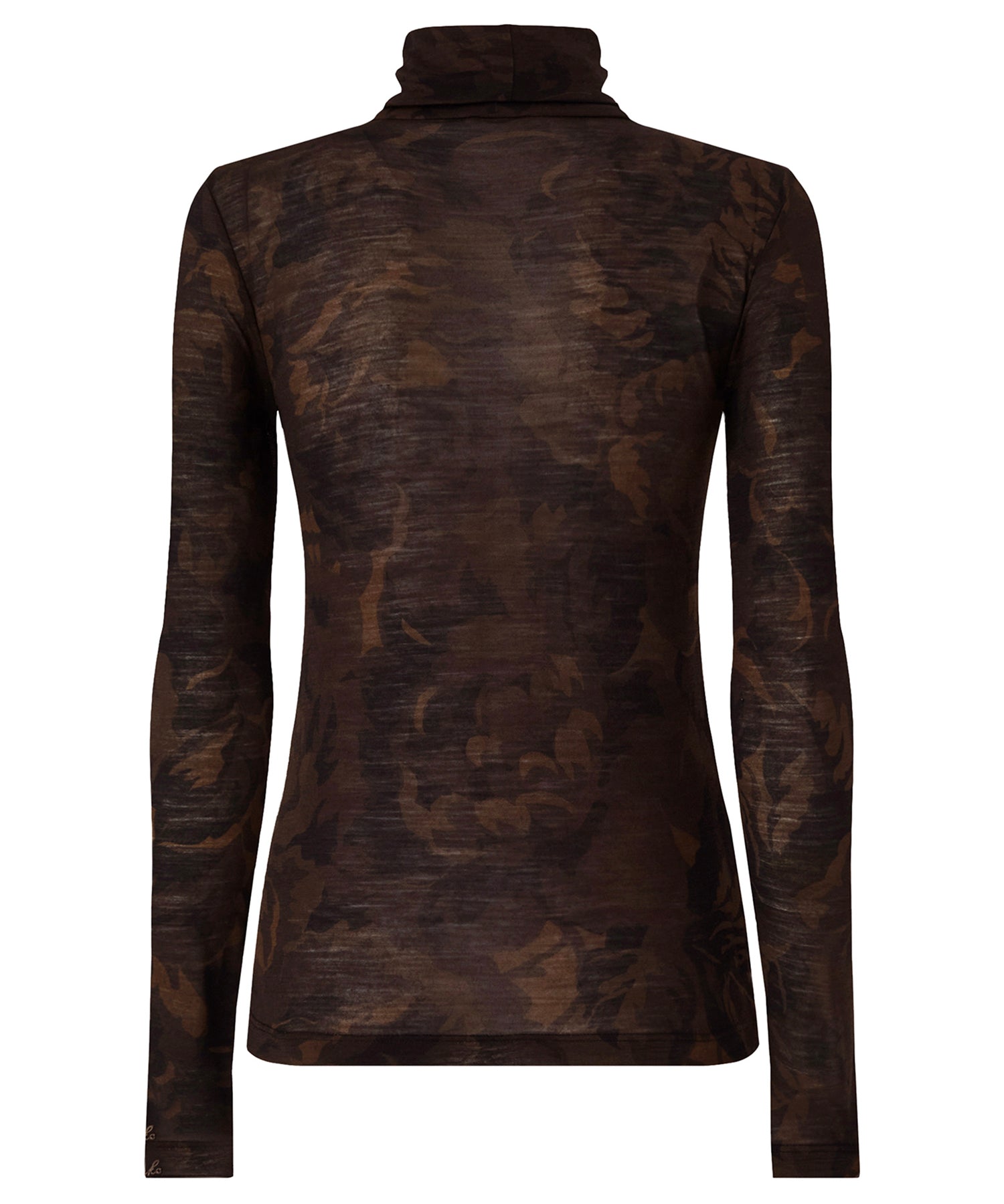 Dolcevita con stampa camouflage floreale 107735 A3MTSD3 PINKO 