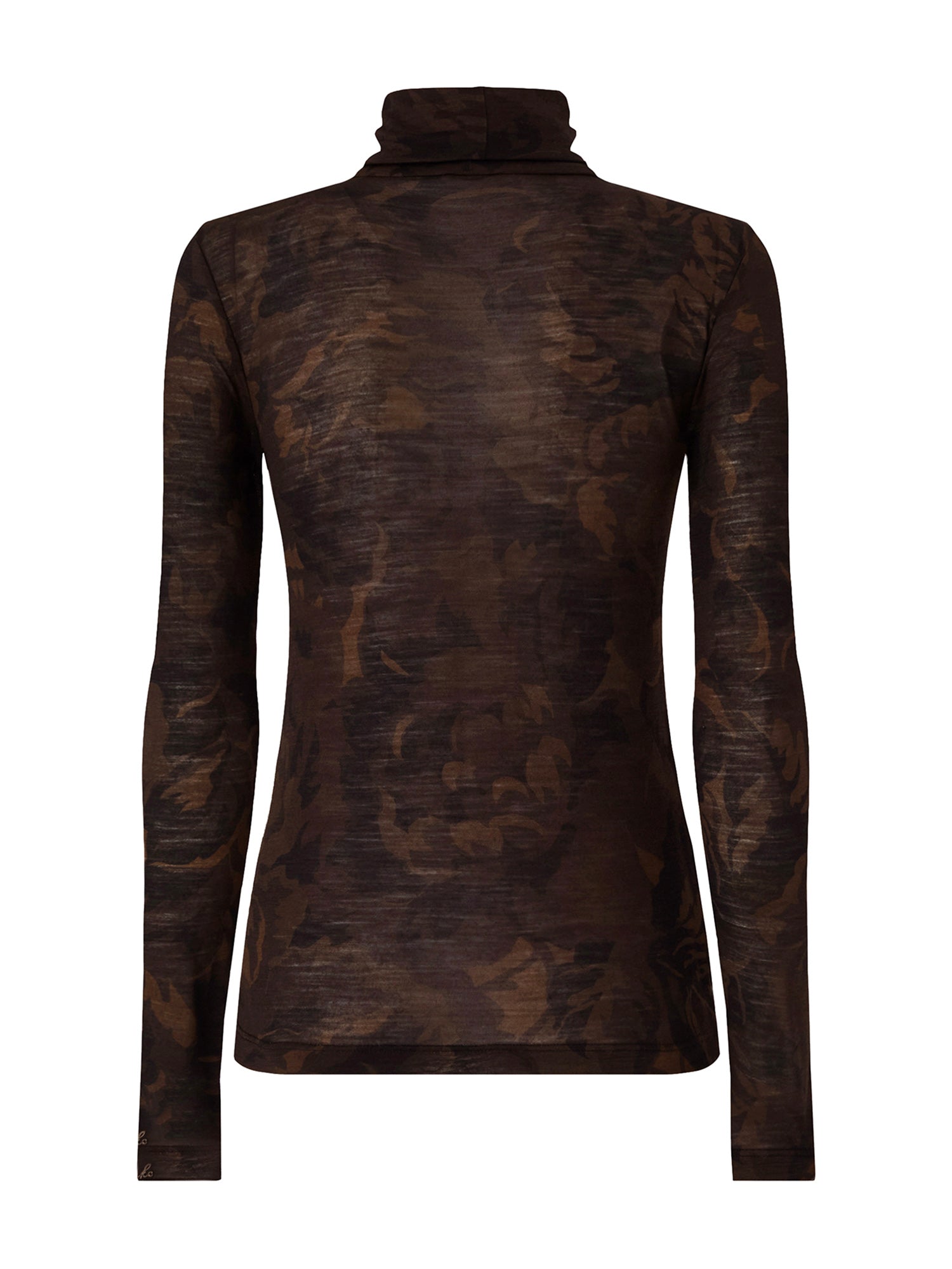 Dolcevita con stampa camouflage floreale 107735 A3MTSD3 PINKO 