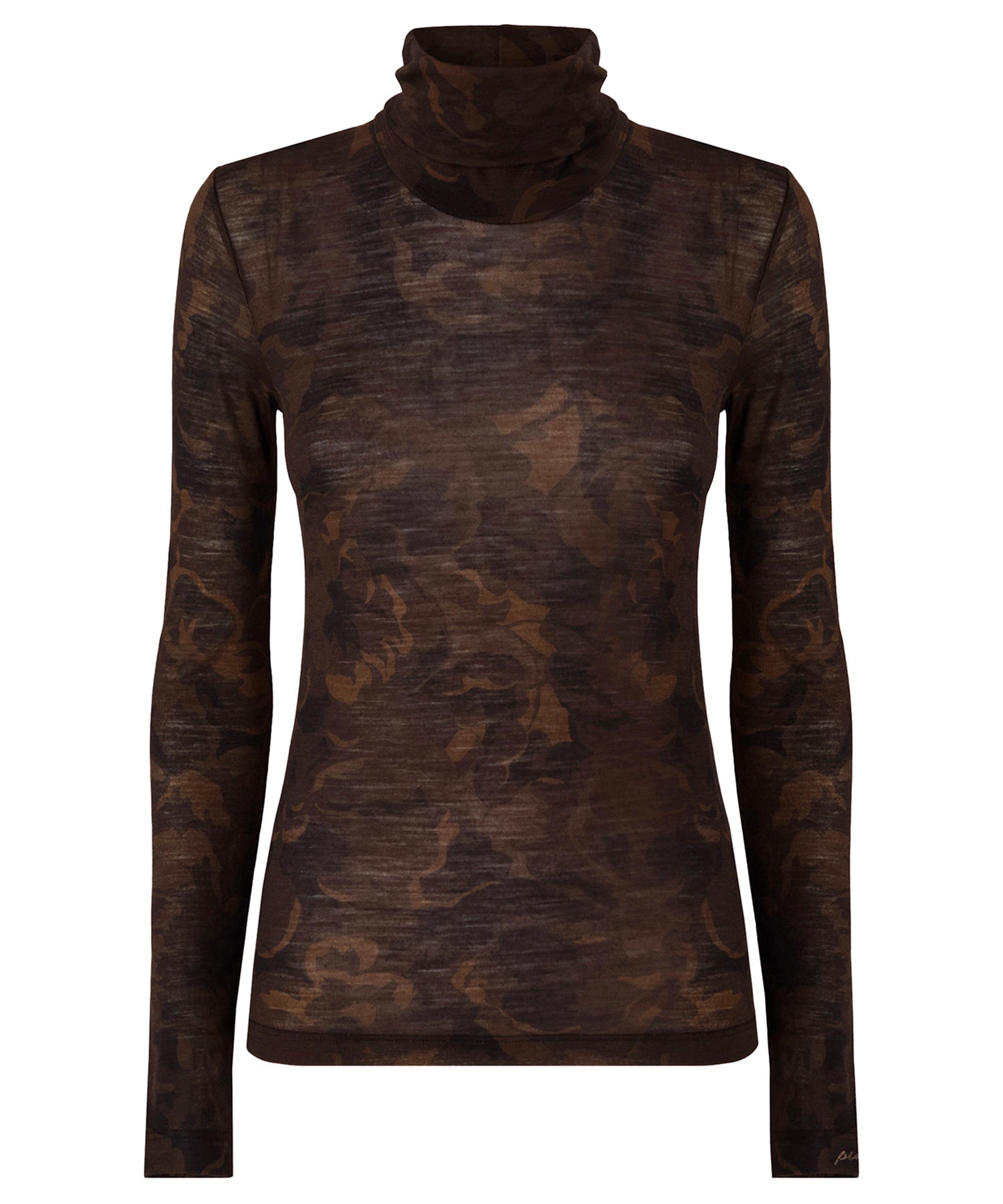 Dolcevita con stampa camouflage floreale 107735 A3MTSD3 PINKO 