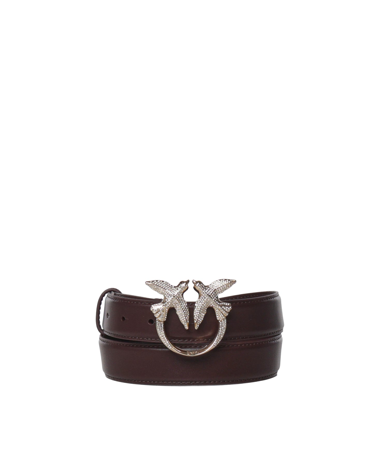 Cintura Love Birds in pelle 107758 A0F1W34Y PINKO 