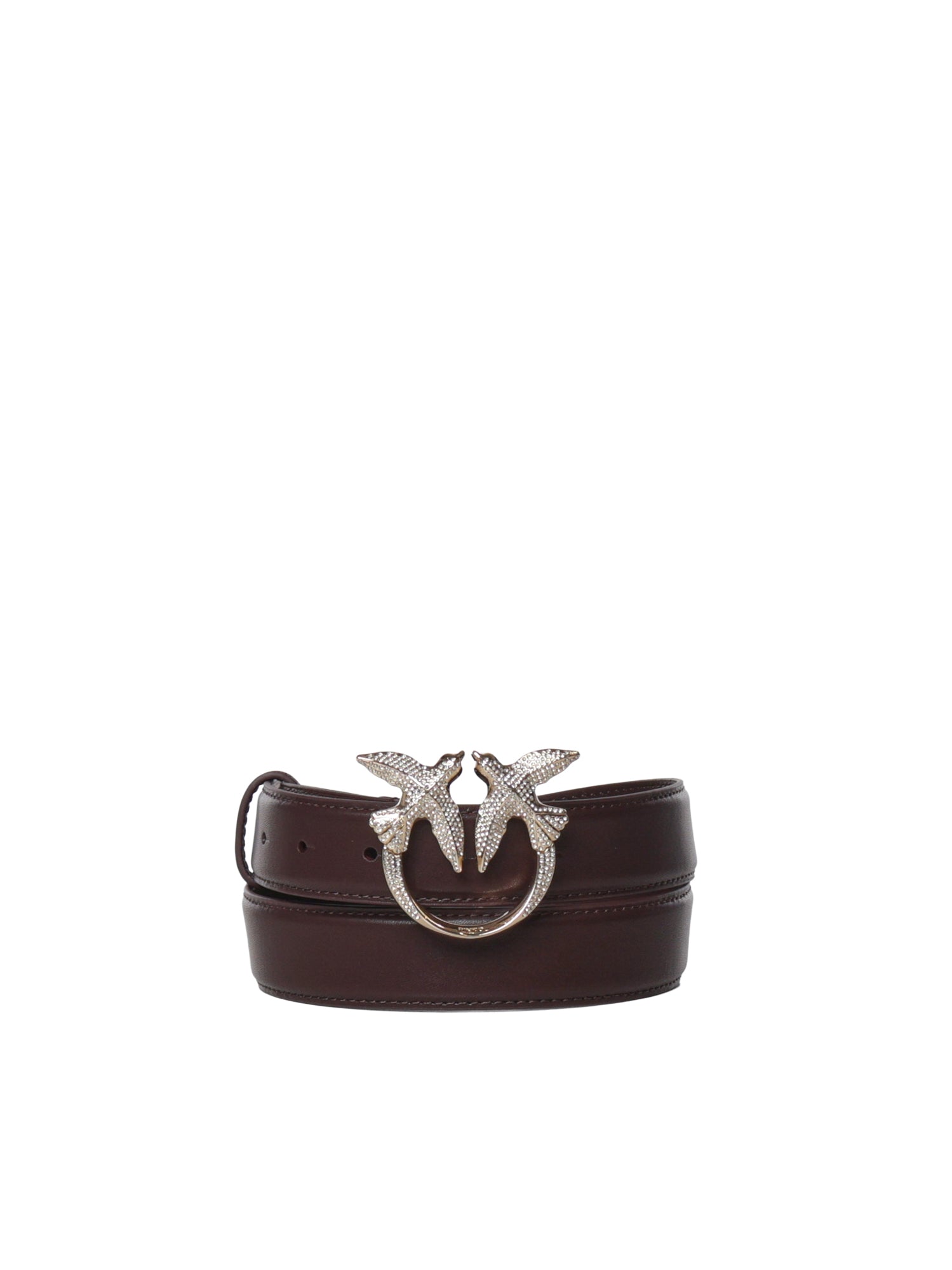 Cintura Love Birds in pelle 107758 A0F1W34Y PINKO 