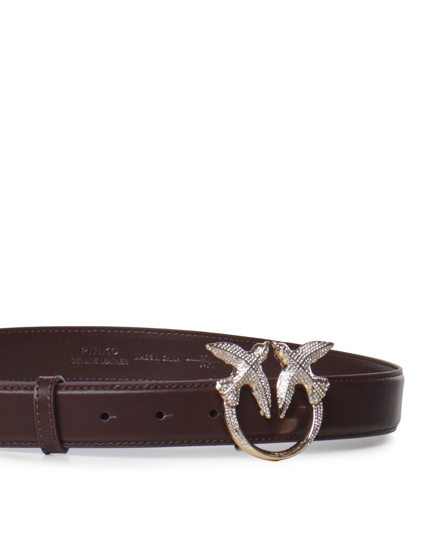 Cintura Love Birds in pelle 107758 A0F1W34Y PINKO 