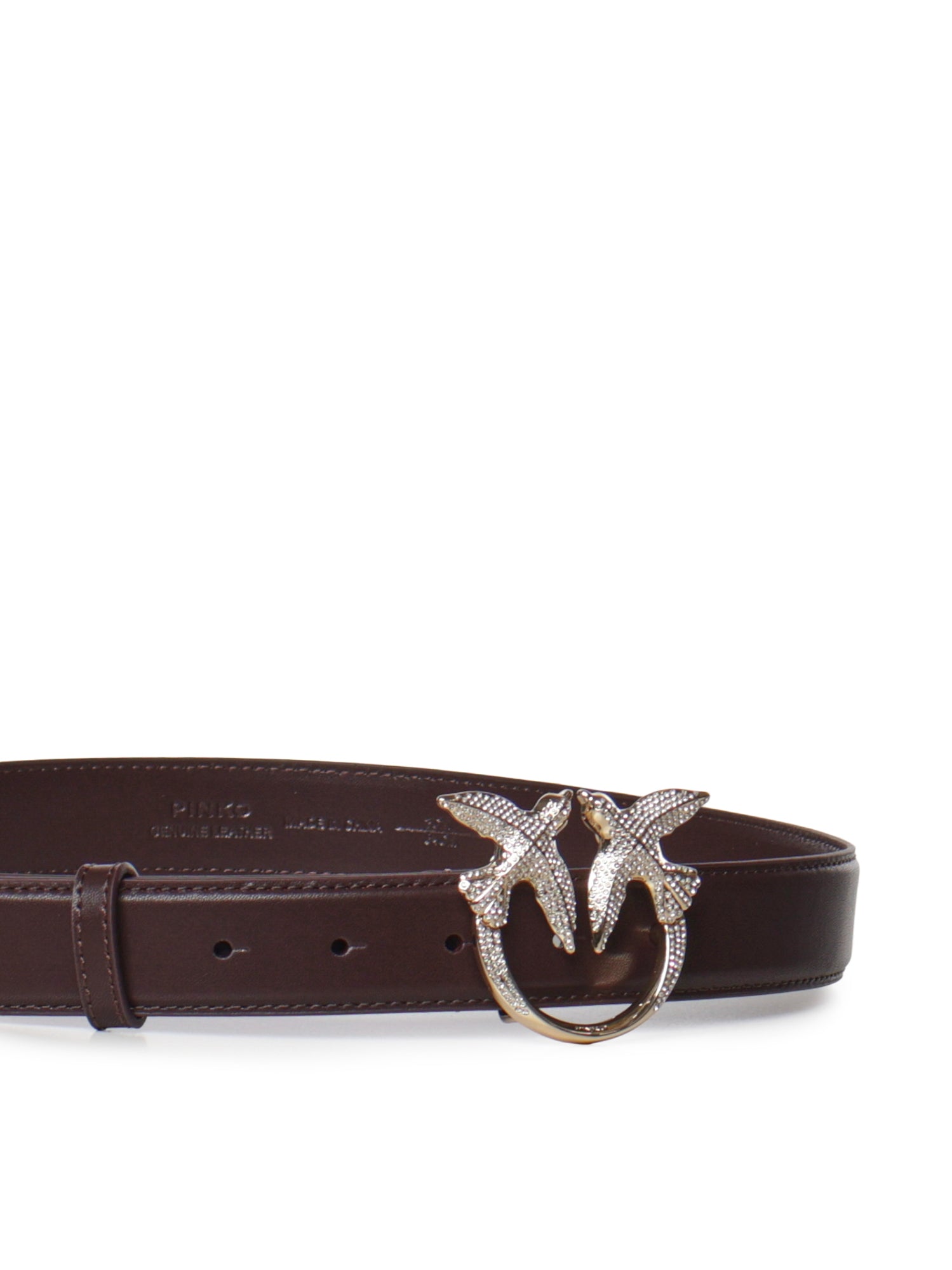Cintura Love Birds in pelle 107758 A0F1W34Y PINKO 