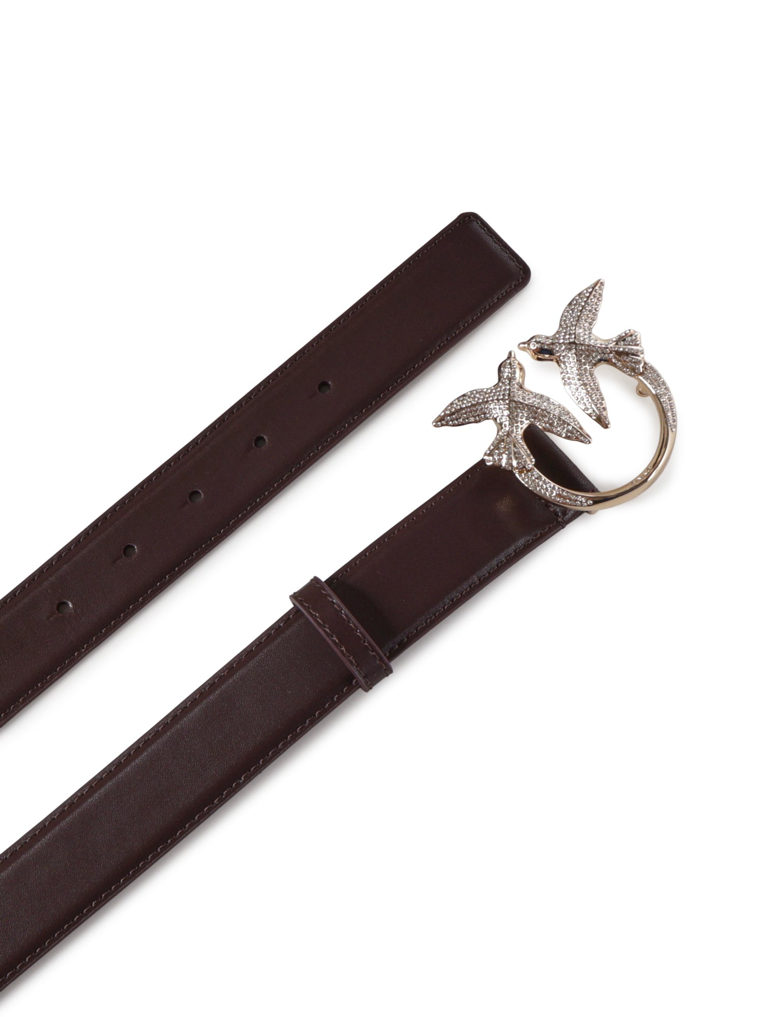 Cintura Love Birds in pelle 107758 A0F1W34Y PINKO 