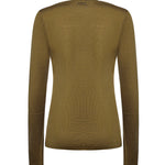 Maglia in lana con pizzo e fusciacca 107775 A3O1V63 PINKO 