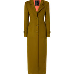 Cappotto lungo in panno di misto lana 107783 A3O3V62 PINKO 