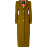 Cappotto lungo in panno di misto lana 107783 A3O3V62 PINKO 