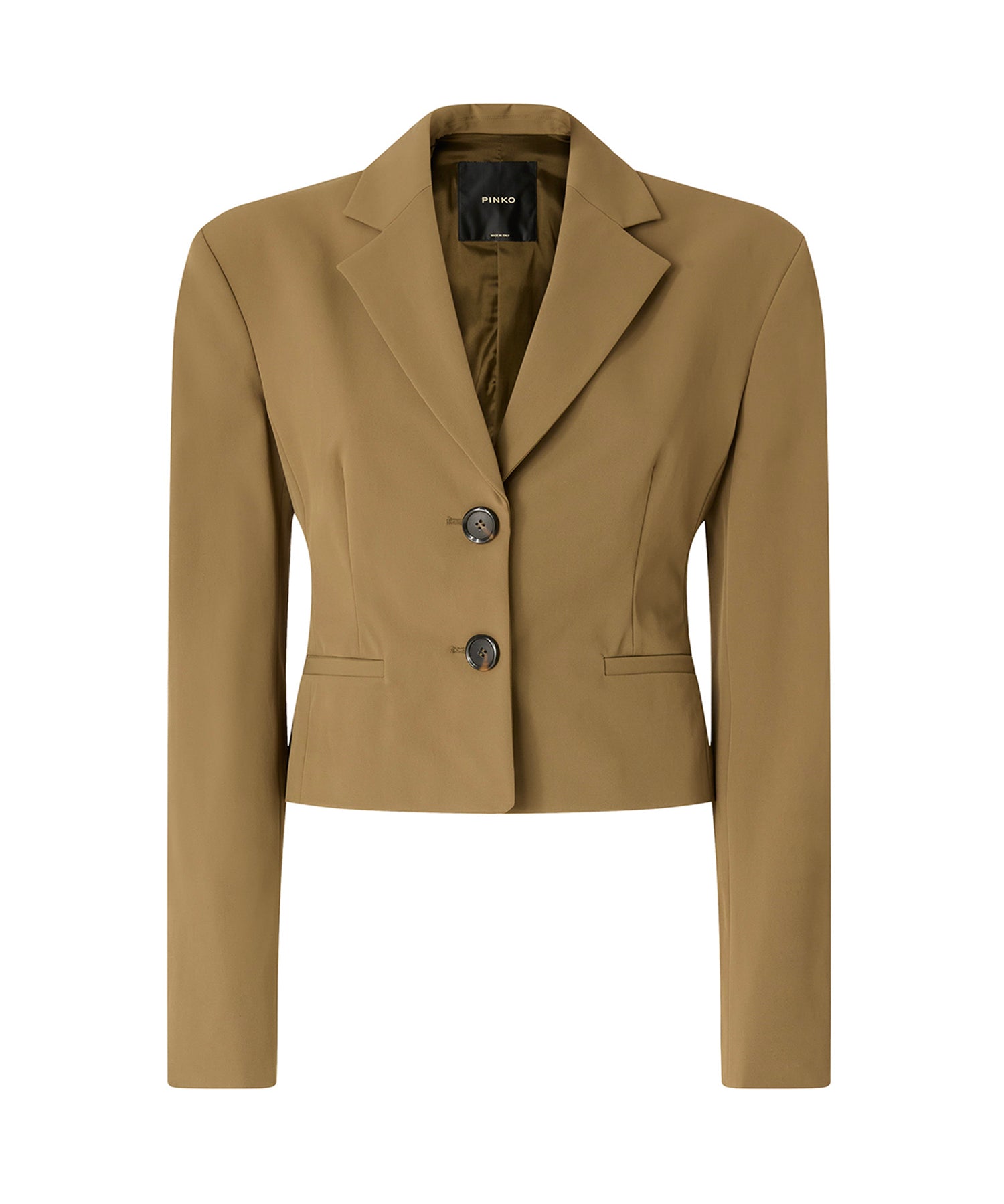 Blazer cropped in tessuto tecnico 107784 A3MPV59 PINKO 