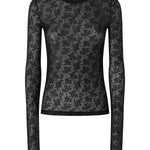 Maglia in pizzo stretch floreale 107805 A3OJZ99 PINKO 