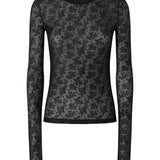 Maglia in pizzo stretch floreale 107805 A3OJZ99 PINKO 