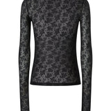 Maglia in pizzo stretch floreale 107805 A3OJZ99 PINKO 