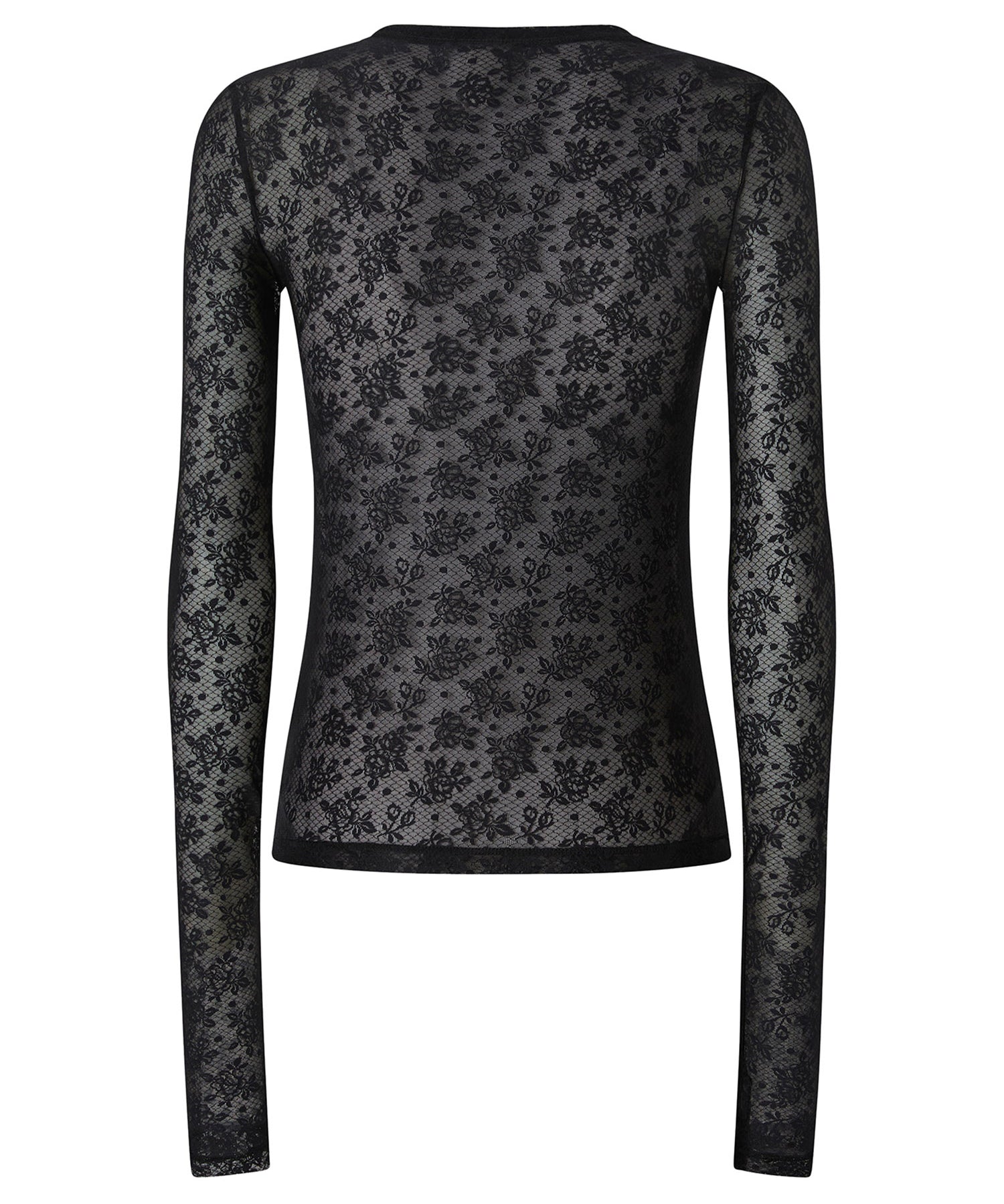 Maglia in pizzo stretch floreale 107805 A3OJZ99 PINKO 