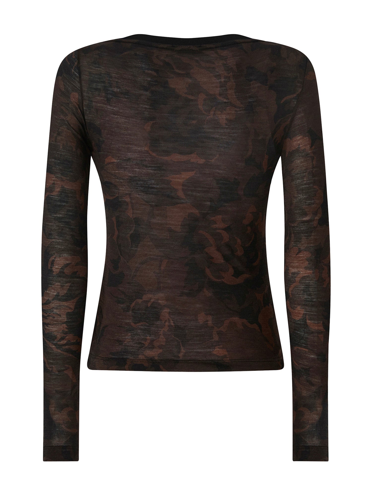 Cardigan con stampa camouflage floreale 107816 A3MTSD3 PINKO 