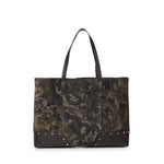 Shopper in suede con stampa camouflage 107820 A3LRST3Y PINKO 