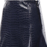 Gonna midi con stampa coccodrillo 107828 A3MRF92 PINKO 