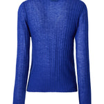 Maglia a coste in lana 107834 A2Z6F90 PINKO 