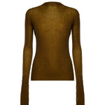Maglia a coste in lana 107834 A2Z6V62 PINKO 