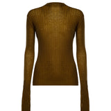Maglia a coste in lana 107834 A2Z6V62 PINKO 