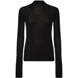 Maglia a coste in lana 107834 A2Z6Z99 PINKO 