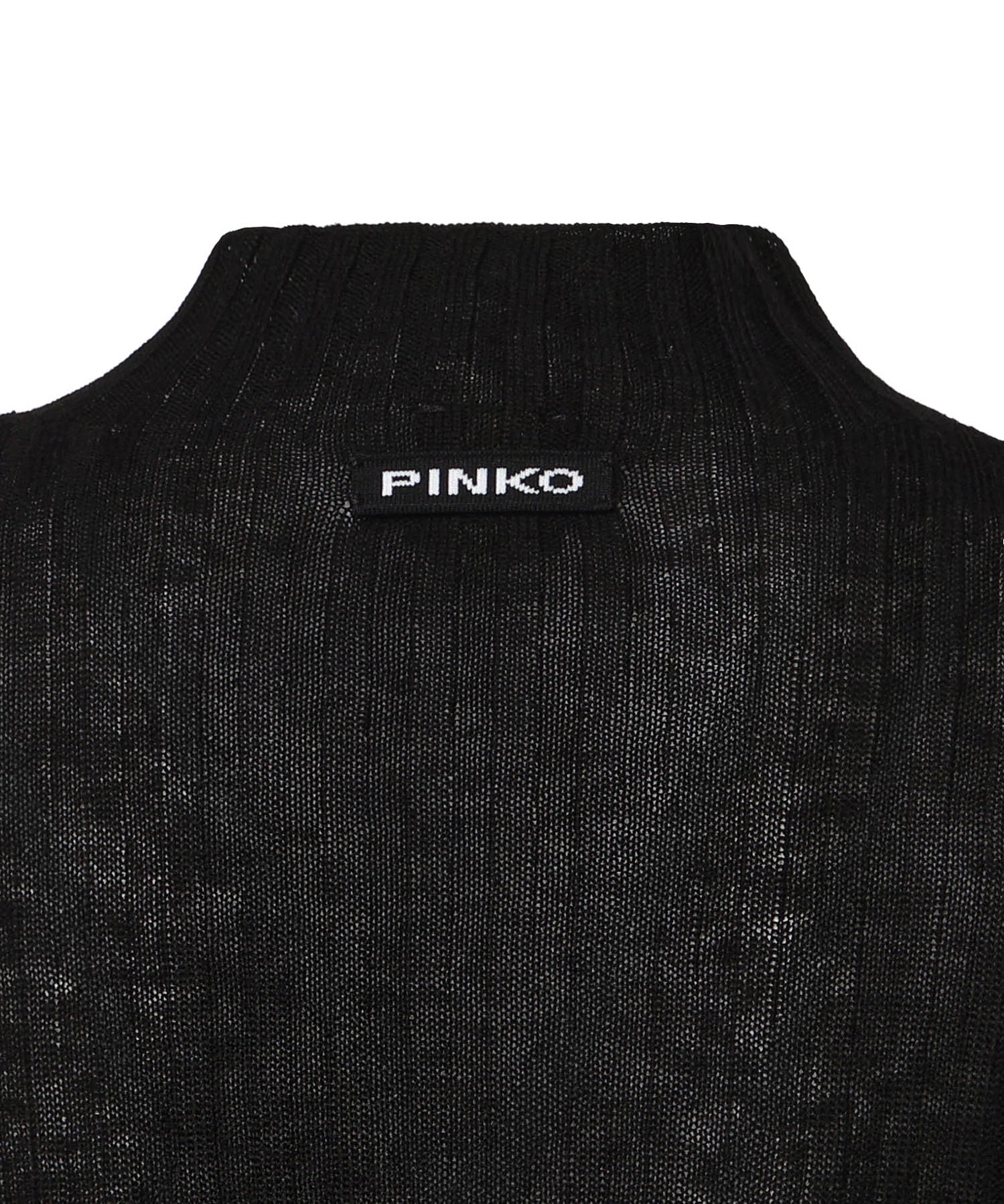 Maglia a coste in lana 107834 A2Z6Z99 PINKO 