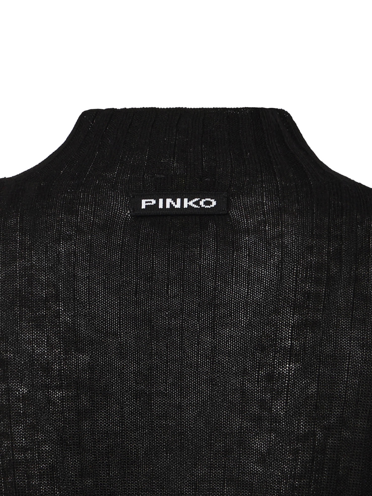 Maglia a coste in lana 107834 A2Z6Z99 PINKO 