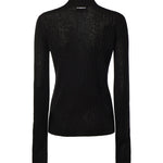Maglia a coste in lana 107834 A2Z6Z99 PINKO 
