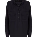 Blusa con tasche e bottoni 107843 A3OPG03 PINKO 
