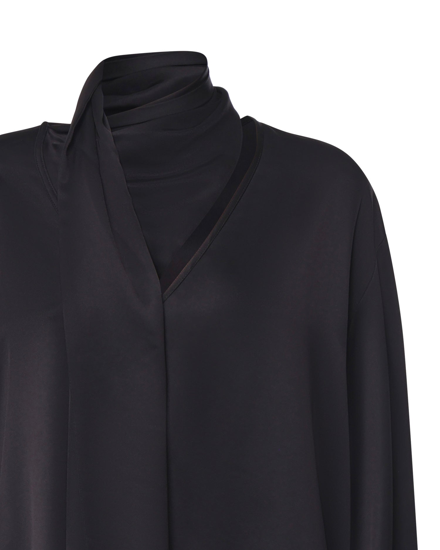 Blusa Sangiovese in satin 107845 A3OSZ99 PINKO 
