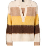 Maglia in misto alpaca a righe 107860 A3P0ZLF PINKO 