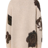 Maglione in misto lana e alpaca con motivo floreale 107861 A3P2SD3 PINKO 