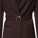 Blazer monopetto con cintura 107864 A3MSM04 PINKO 