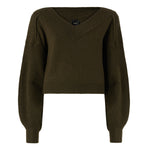 Maglia cropped in lana 107874 A3P4X18 PINKO 