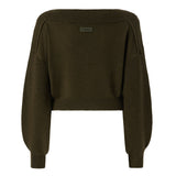 Maglia cropped in lana 107874 A3P4X18 PINKO 