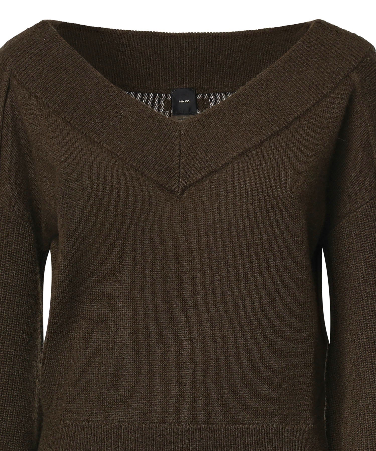 Maglia cropped in lana 107874 A3P4X18 PINKO 