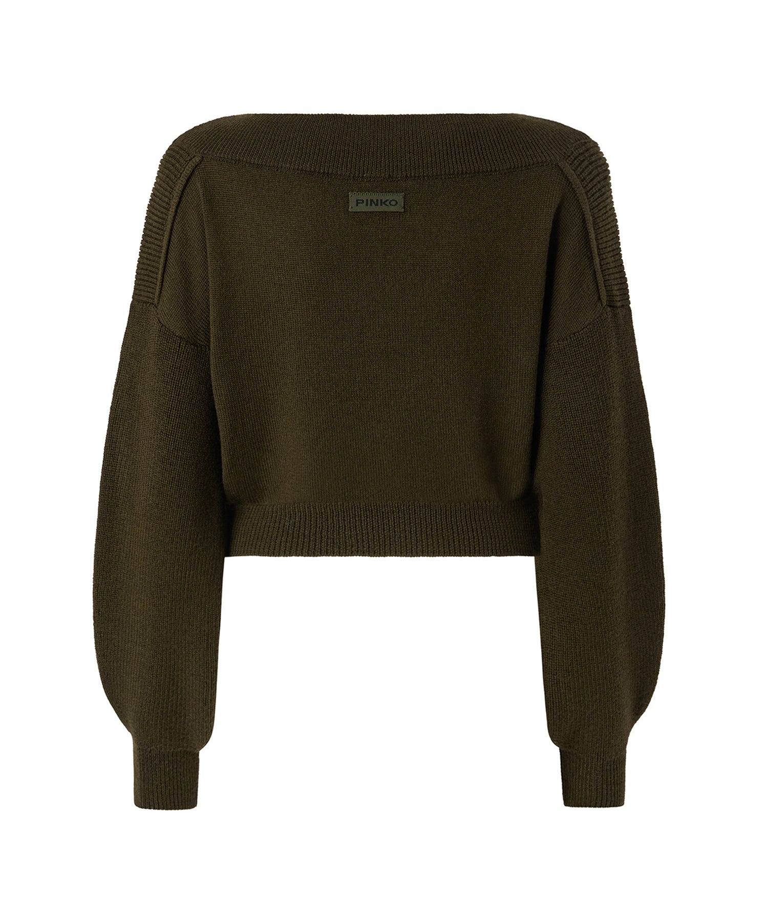 Maglia cropped in lana 107874 A3P4X18 PINKO 